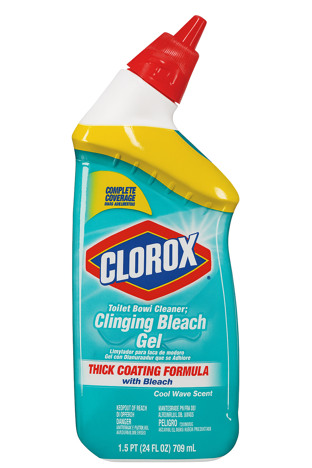 Clorox Toilet Bowl Cleaner Gel with Bleach 24 oz (9-Count)