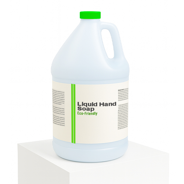 Eco-Friendly Green Liquid Hand Soap, 1 Gallon, (4-Count)