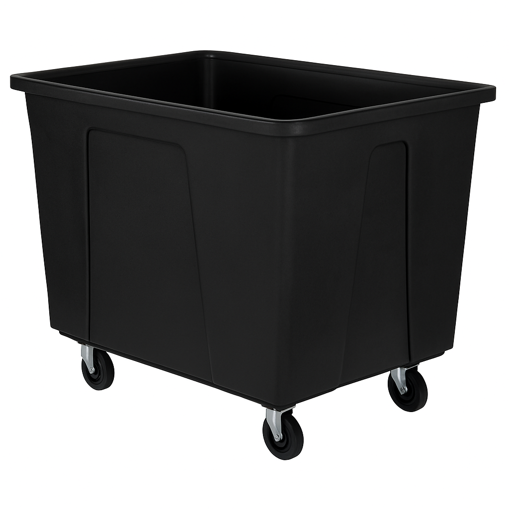 Cube Truck, 12 CU., 42&quot;Lx28&quot;Wx33&quot;H, 400 Lbs. Black