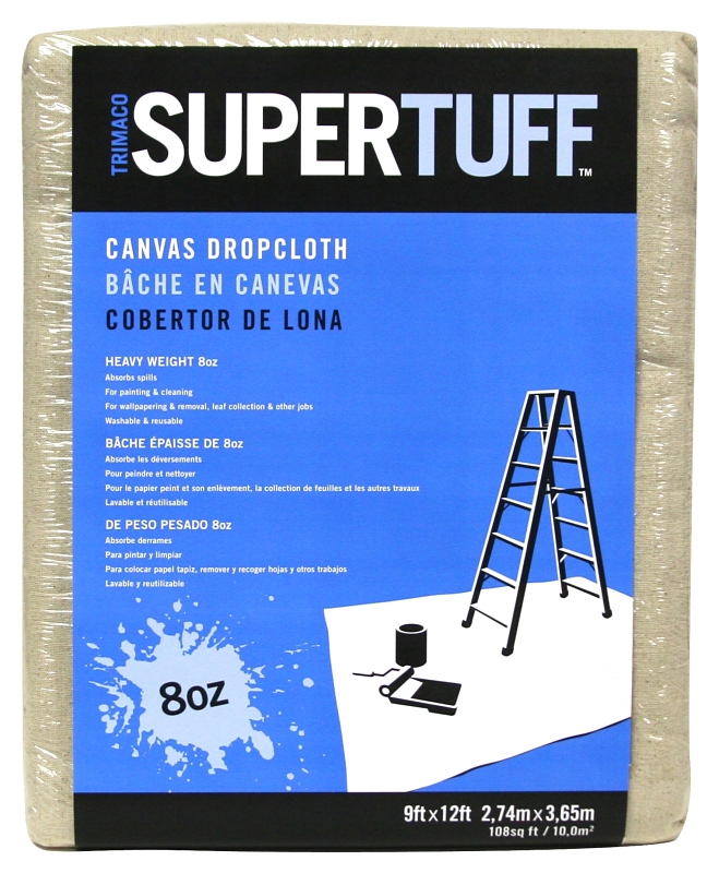Drop Cloth Canvas White 9&#39;x12&#39;