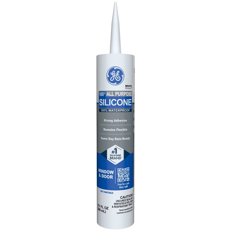 Silicone White Window &amp; Door 9.8 Oz (12-Count)