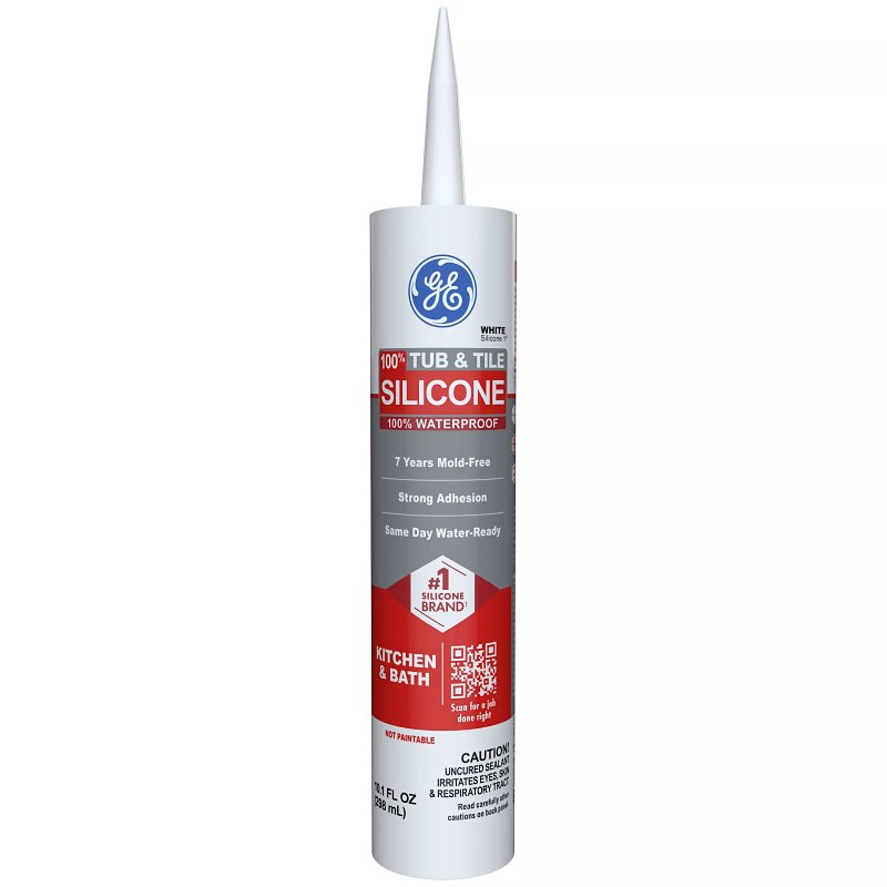 Silicone White Kitchen &amp; Bath 9.8 Oz (12-Count)