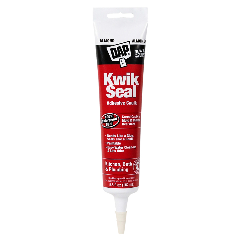 Kwik Seal Almond Tub &amp; Tile Caulk 5.5 Oz (12-Count)