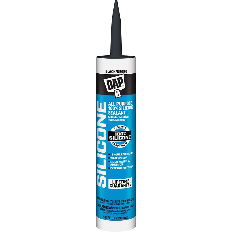 Latex Caulk W/Silicone Black Alex Plus (12-Count)