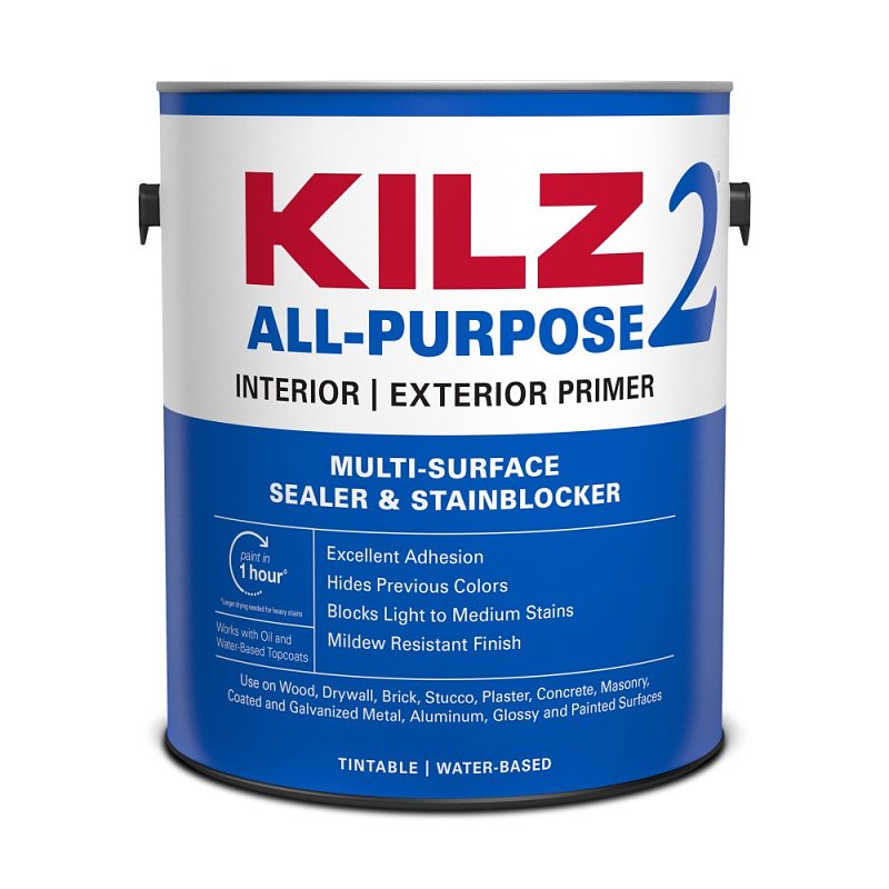 Stain Killer Primer Sealer, 1 Gallon, Latex, Kilz