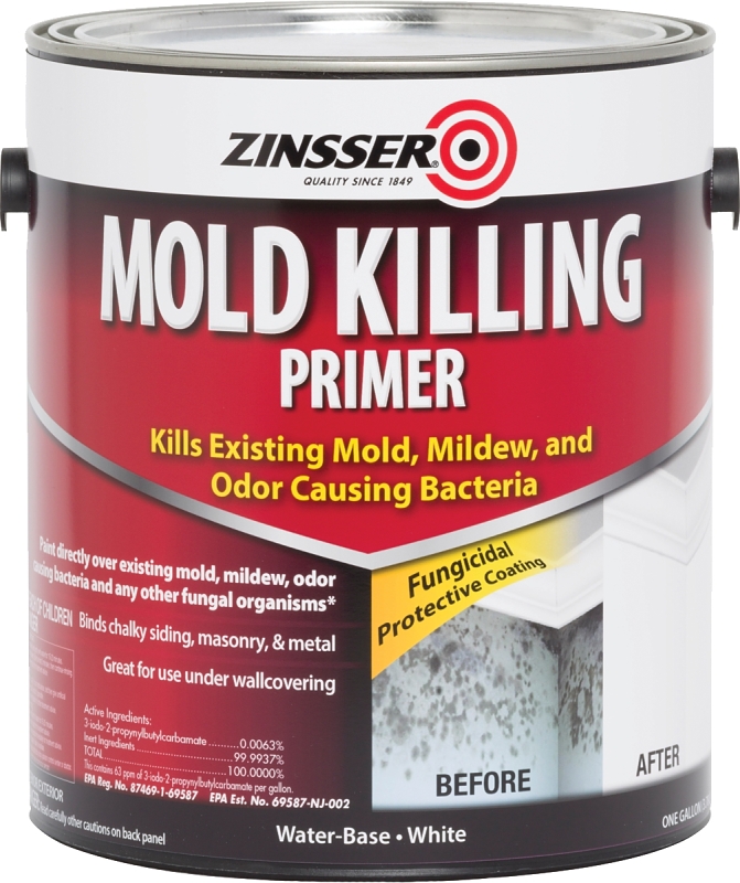 Mold Killer Primer, 1 Gallon, Zinsser, Latex