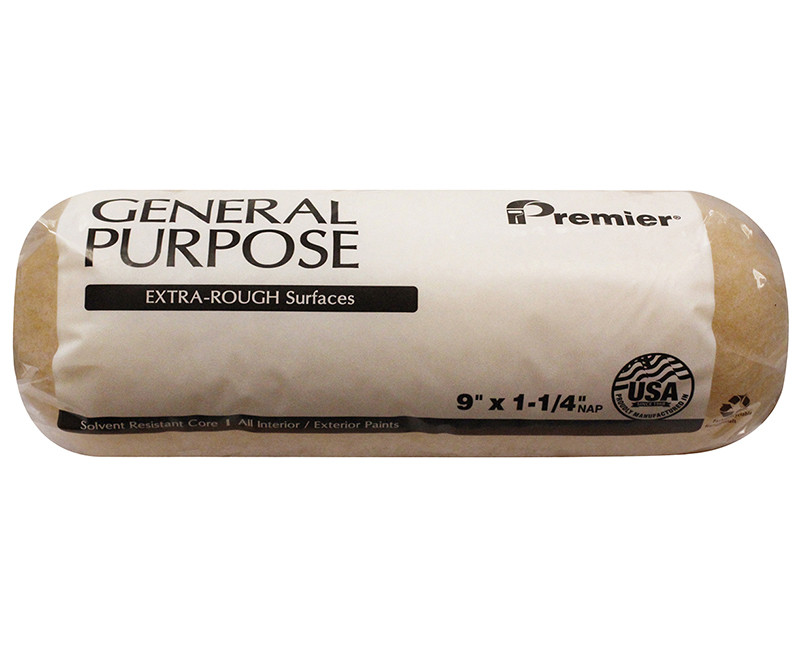 Paint Roller Cover Extra Rough 9&quot; x 1 1/4&quot;