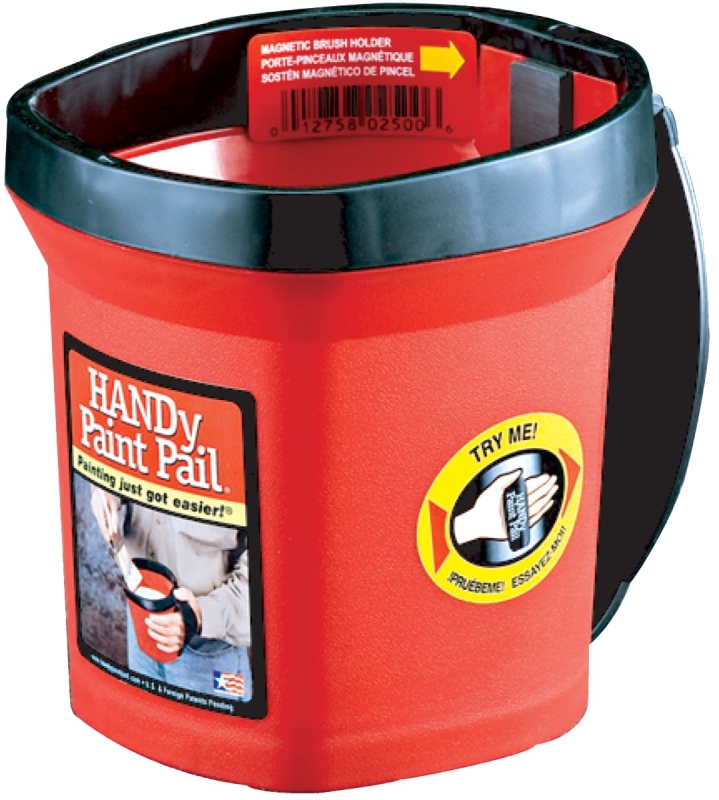 Paint Cup, 1 Qt, Plastic, Red Handy Products


