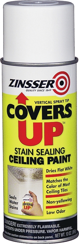 Cover Up Ceiling Paint And Primer, 13 Oz., Zinsser (6-Count)