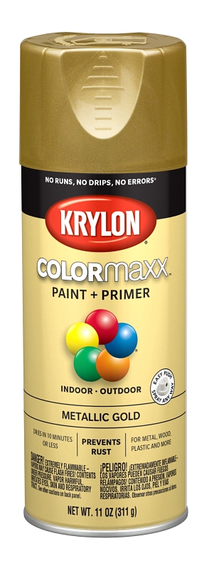 Krylon Spray Paint Black Gloss 12 Oz. (6-count)
