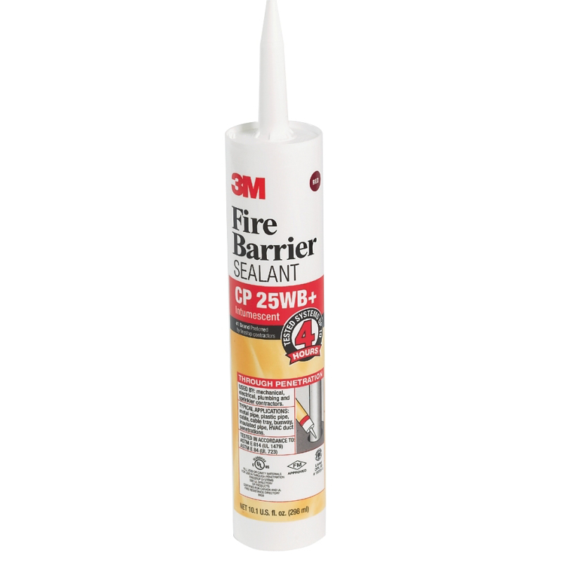 Fire Barrier Sealant, 10.1 Oz, Cartridge, Red, Paste (12-Count)