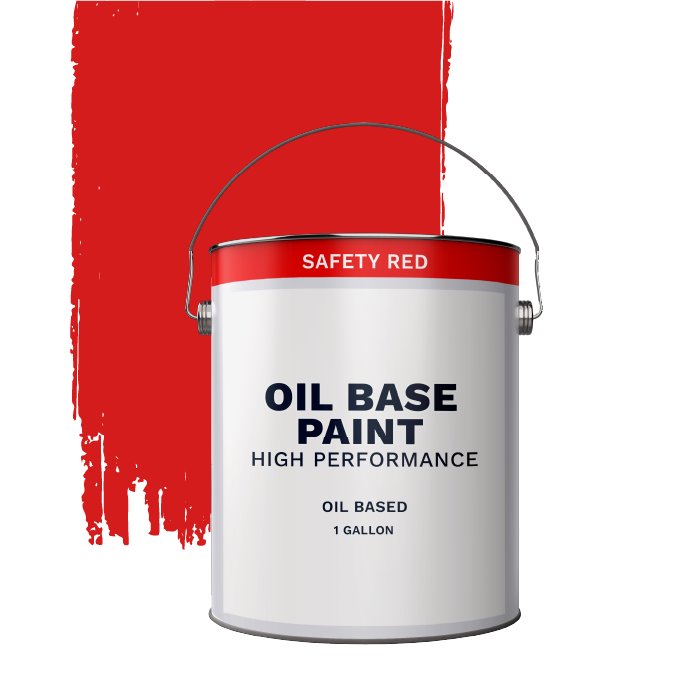 Alkyd Oil Base Paint Safety Red 1 Gallon