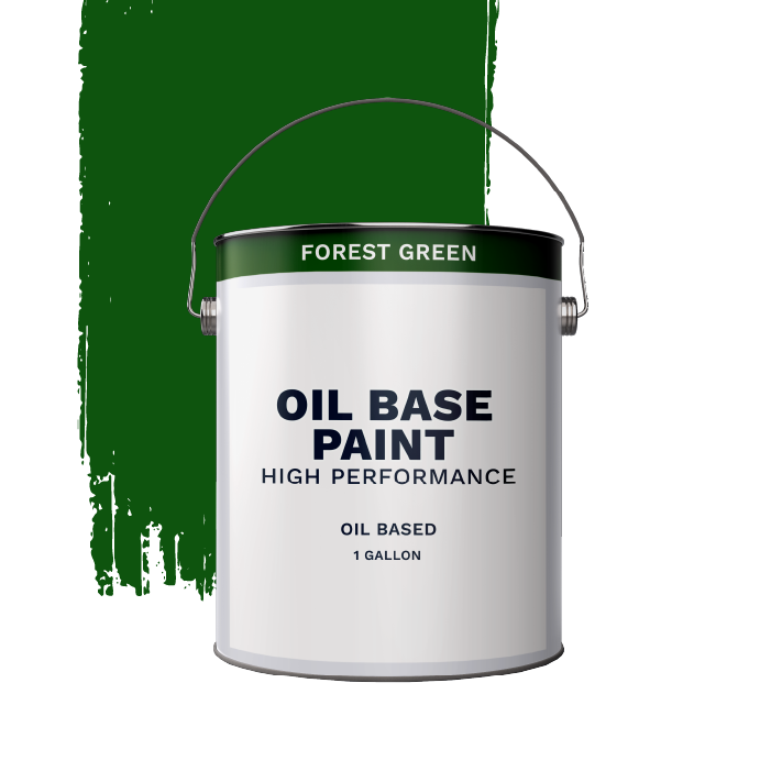 Alkyd Oil Base Paint Forest Green 1 Gallon