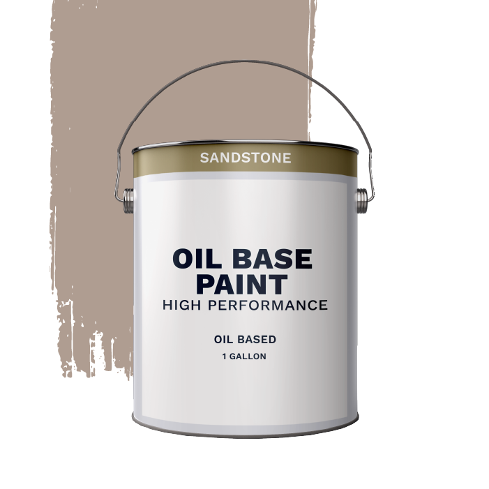 Alkyd Oil Base Paint Sandstone 1 Gallon