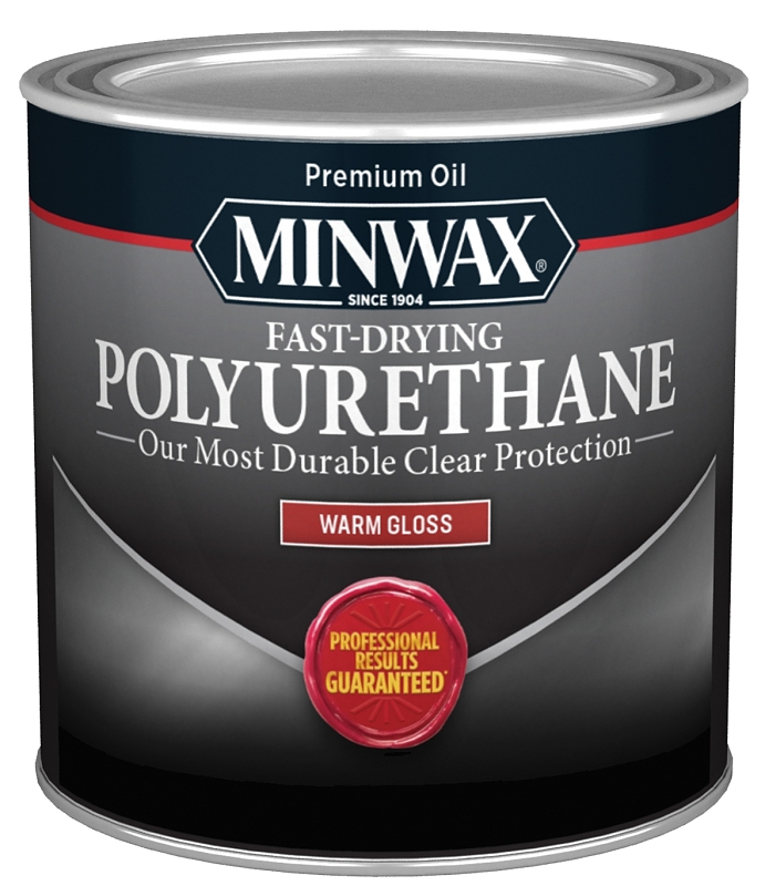 Minwax 230004444, 1 Qt. Fast Drying Clear Polyurethane, High Gloss