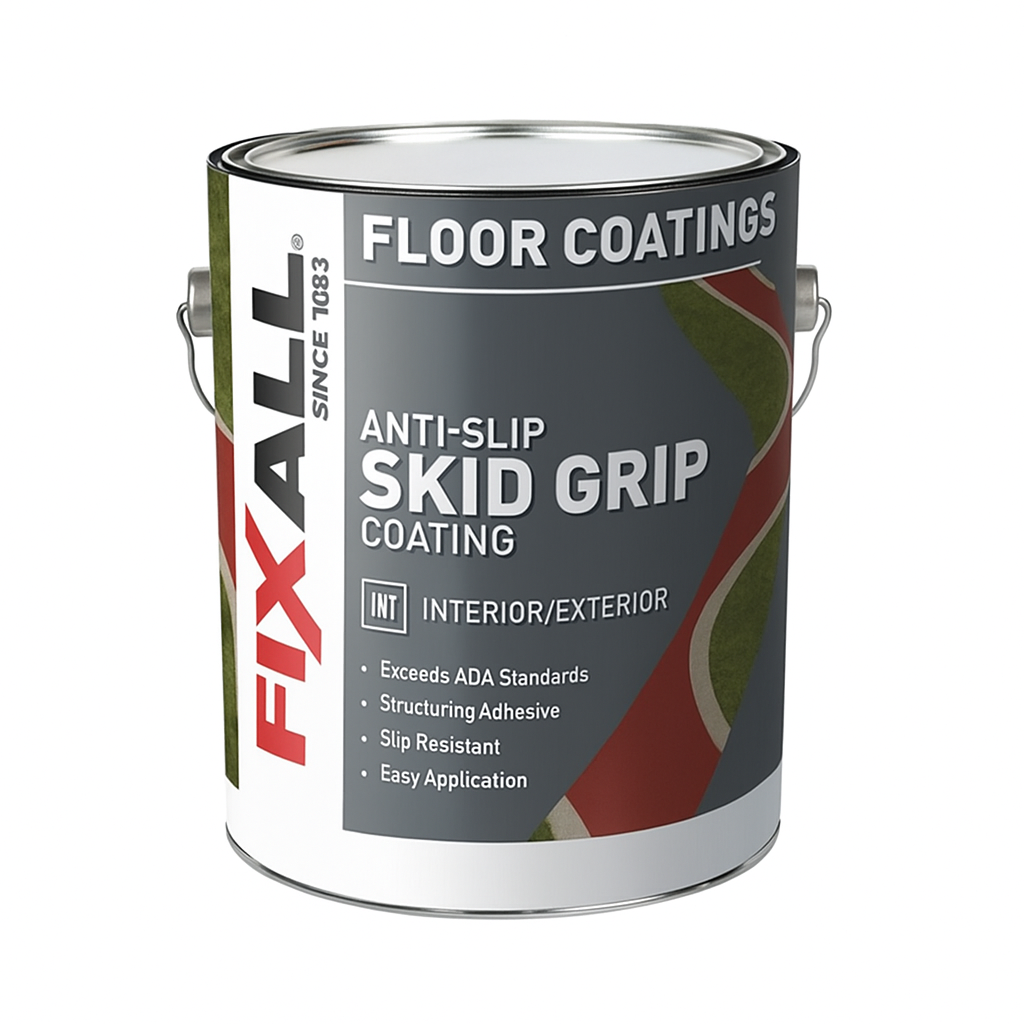 Anti Slip Surface Paint, 1 Gallon, Smoke Gray,