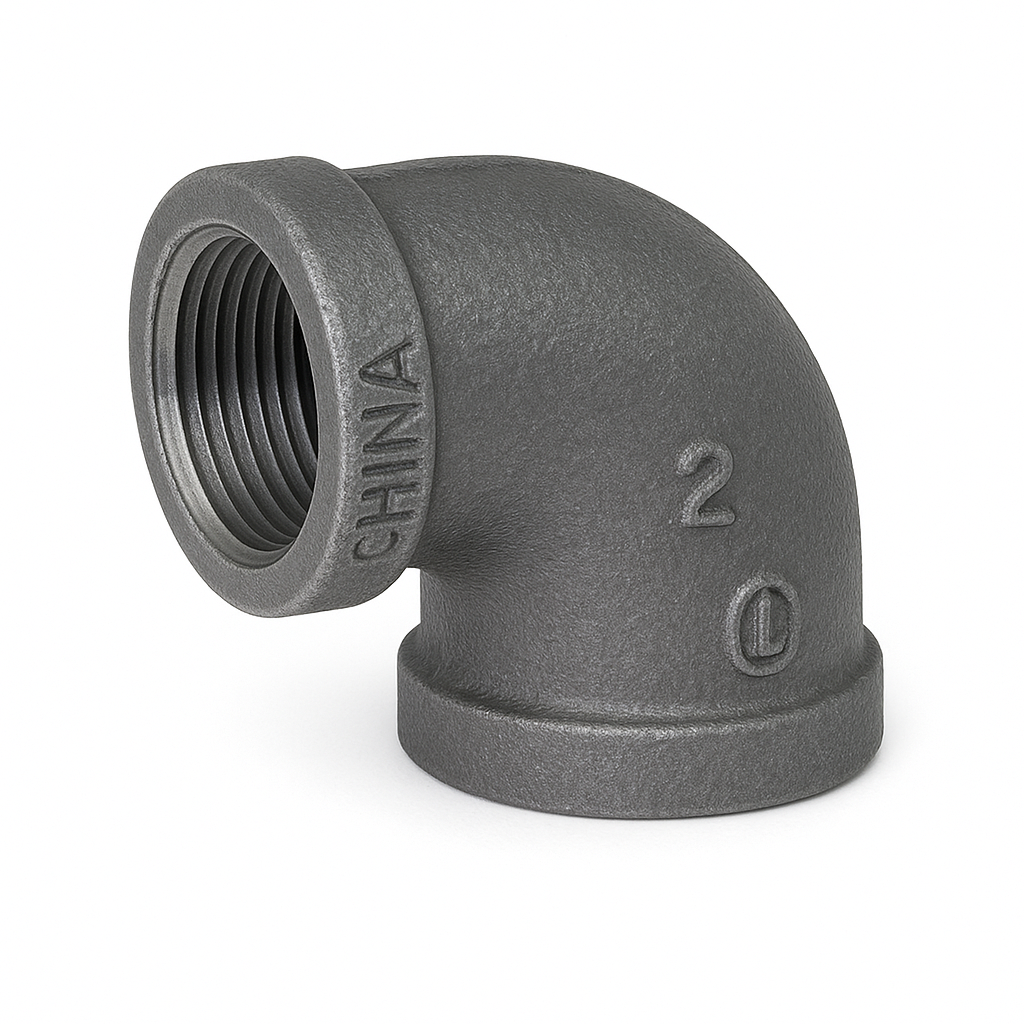 Black Elbow 3/8&quot; 90 Degree