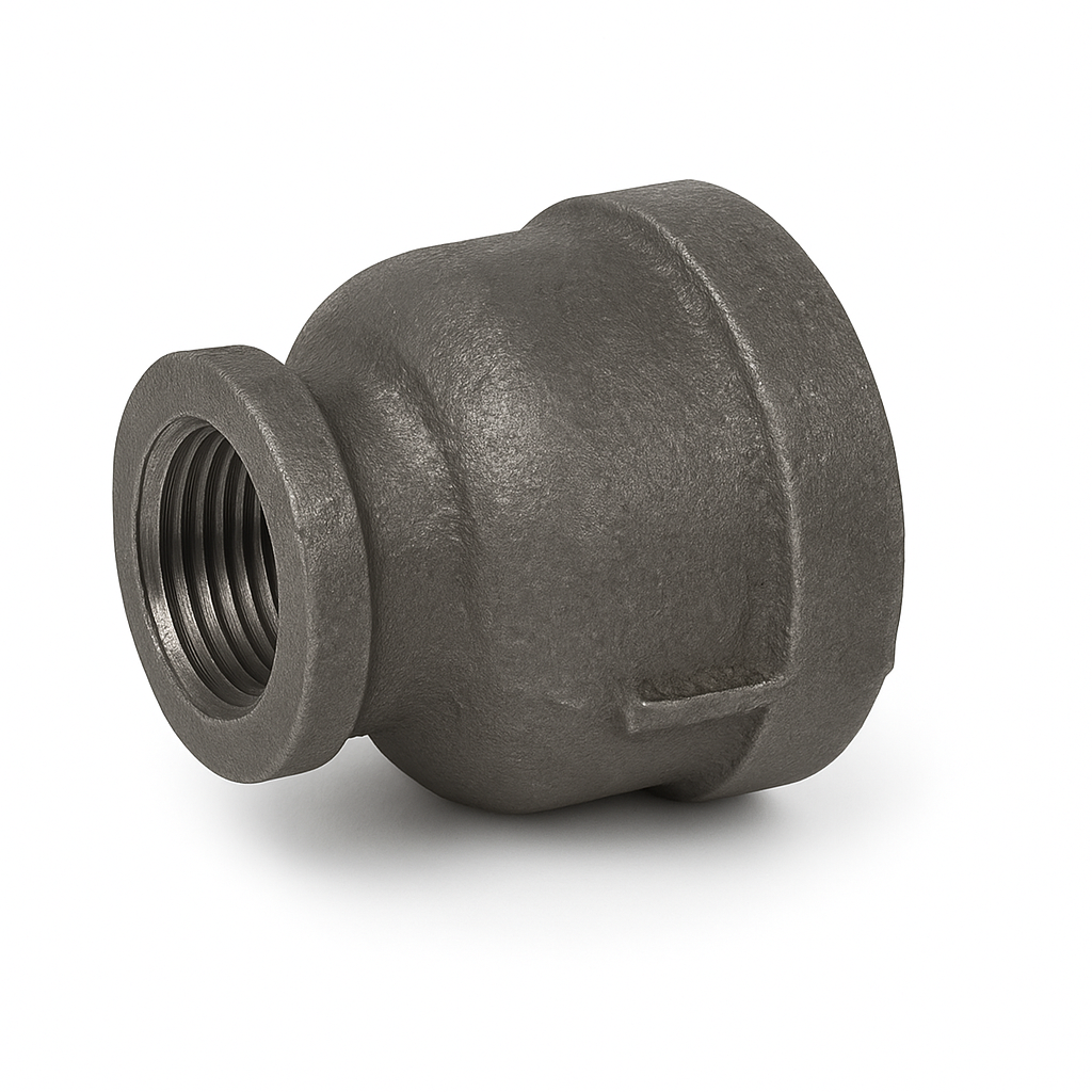 Black Reducing Coupling 2&quot; x 1 1/2&quot;