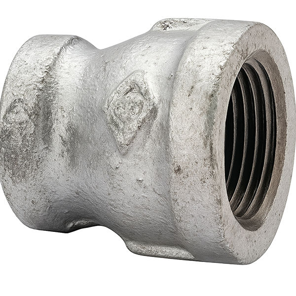 Galvanized Reducing Coupling 2&quot; x 1 1/2&quot;