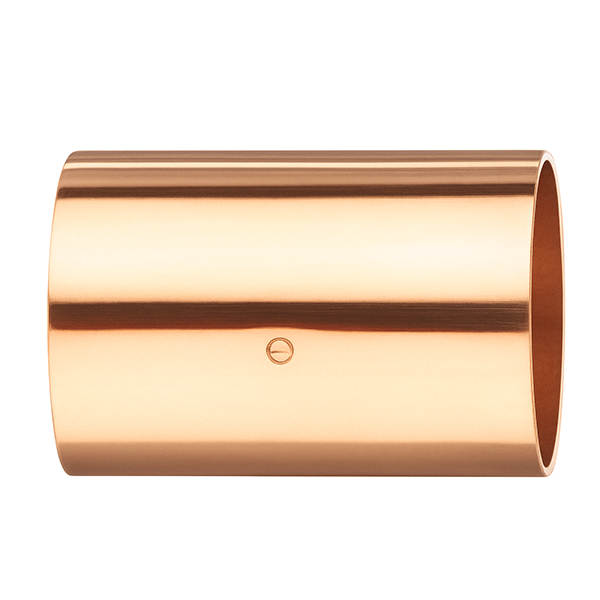 Copper Coupling W/Stop 3/4&quot;