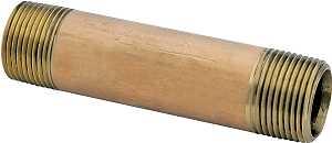 Brass Nipple 1/2&quot; x SH. - 1 1/2&quot;