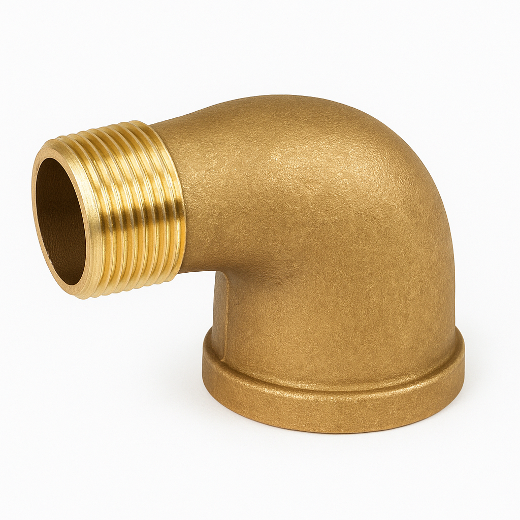 Brass Street Elbow 1 1/4&quot; 90 Degree