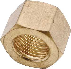 Compression Nut 1/4&quot; OD, Brass