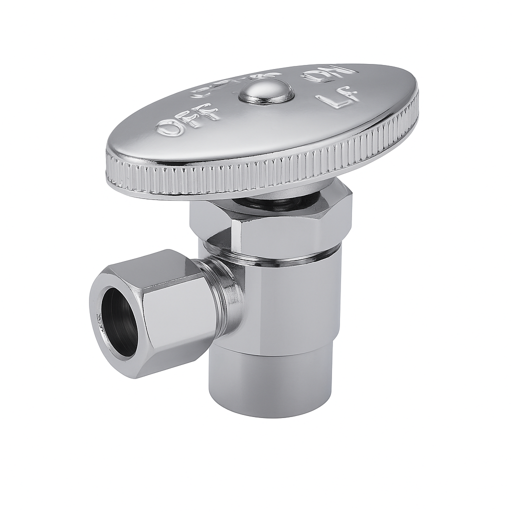 Speedy Shut Off Valve Angle 5/8&quot; OD x 3/8&quot; OD