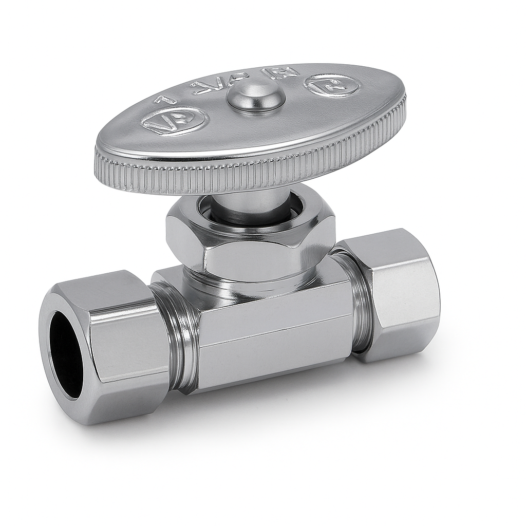 Speedy Shut Off Valve Straight 1/2&quot; IPS x 3/8&quot; OD