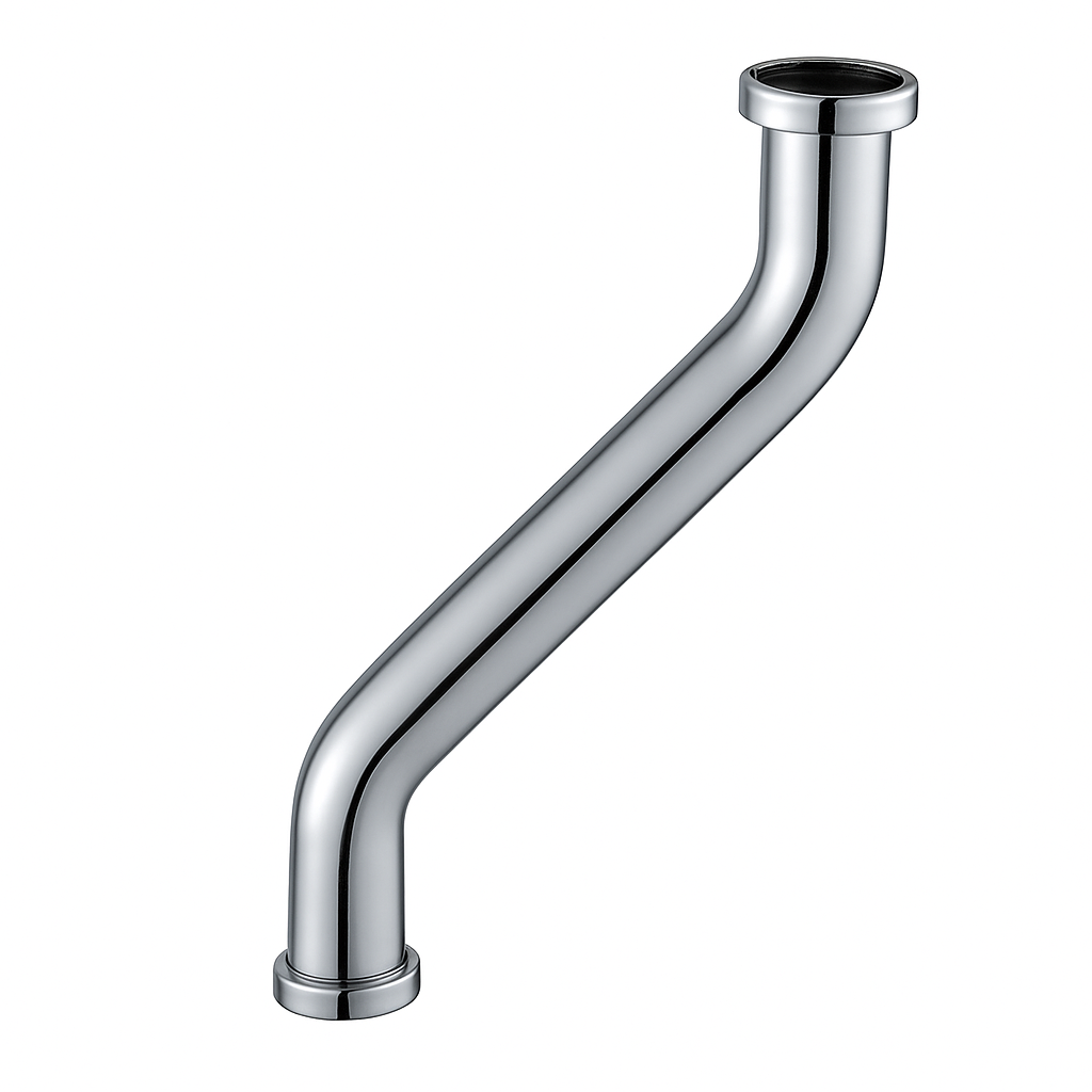 Offset 1 1/4&quot; Chrome 22 Gauge