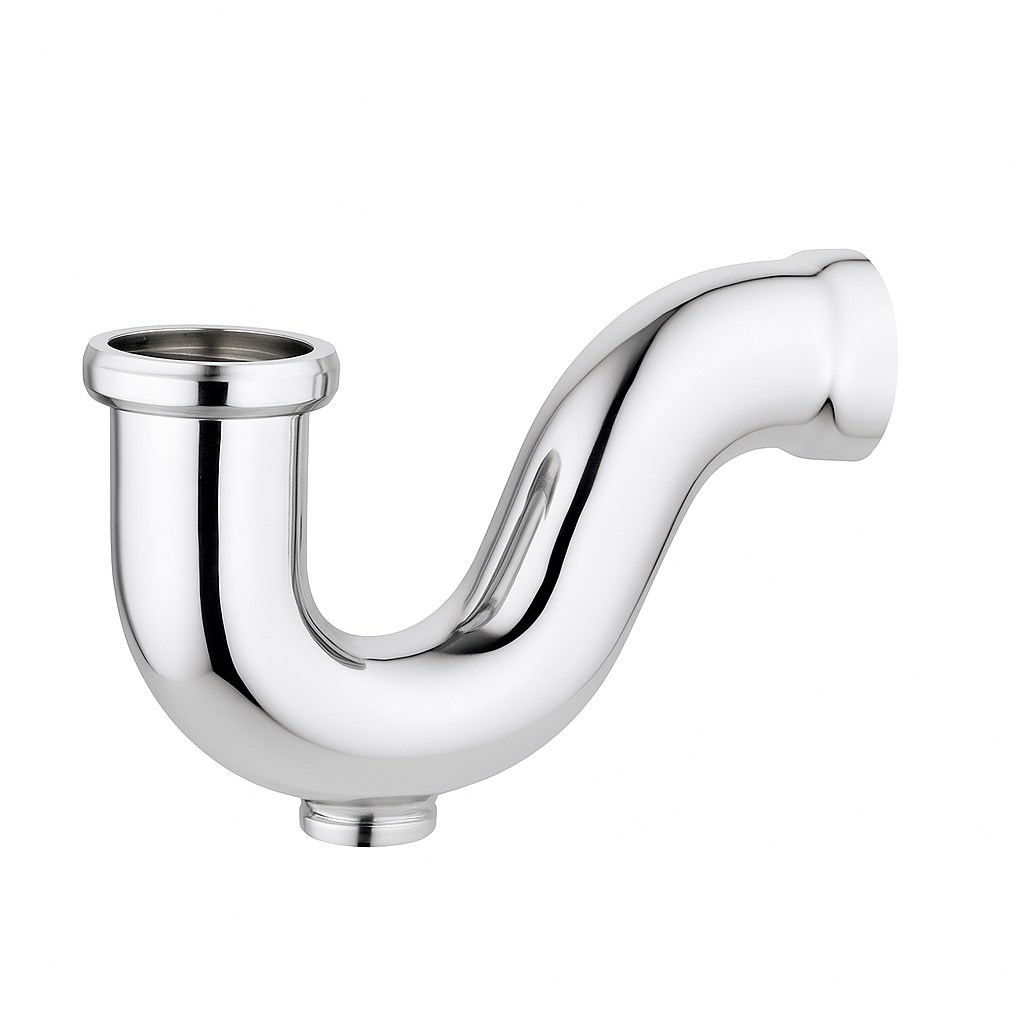 NY Trap 1 1/2&quot; x 1 1/4&quot; Chrome