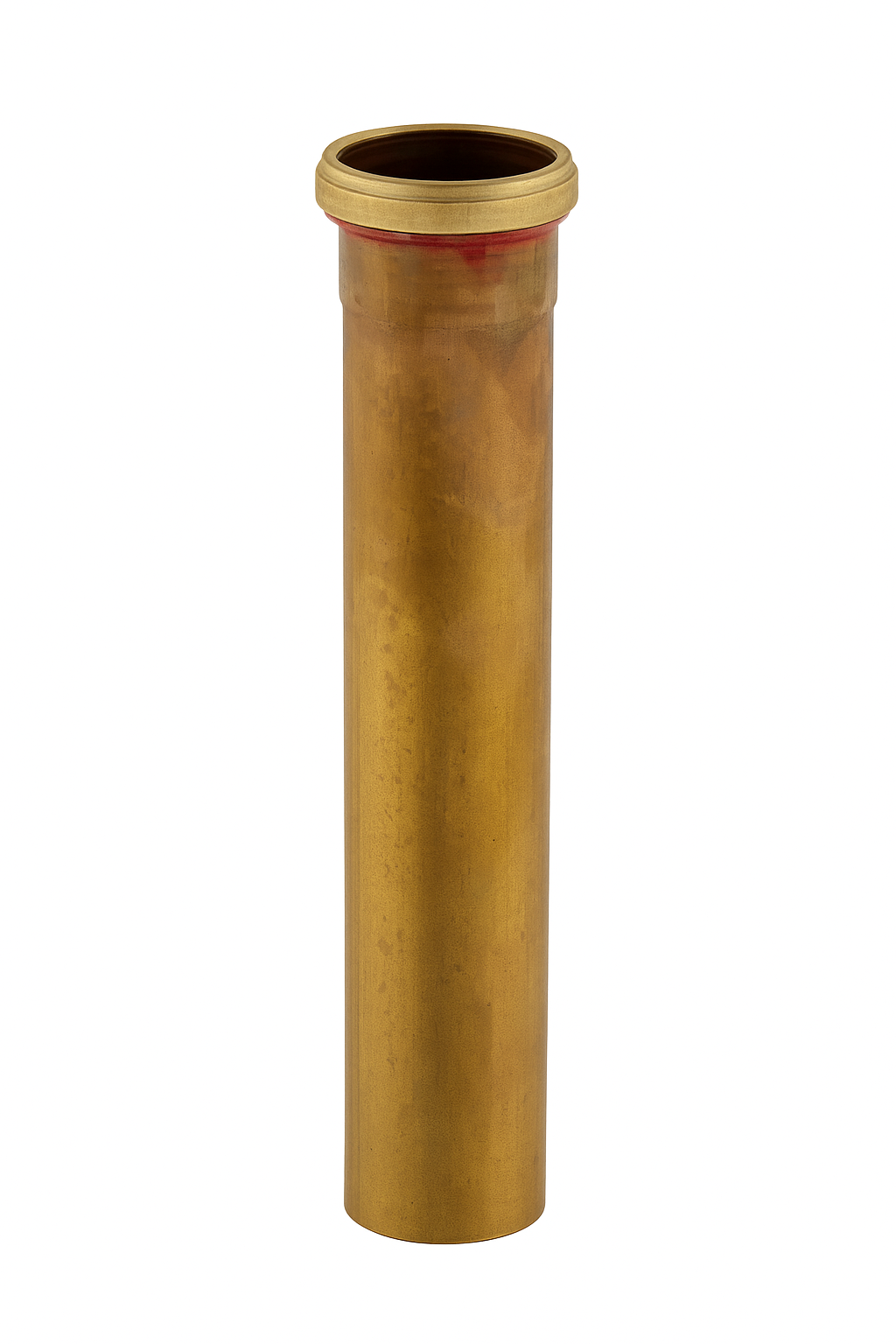 Slip Joint Extension 1 1/2&quot; x 12&quot; Rough Brass 22 Gauge