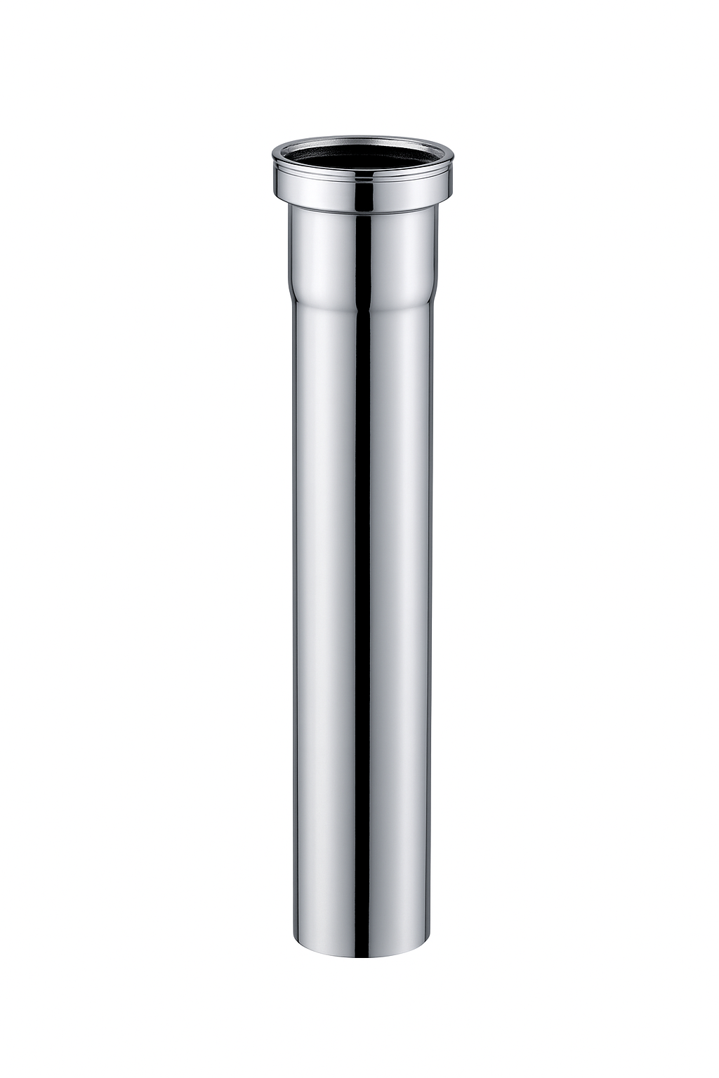 Slip Joint Extension 1 1/4&quot; x 12&quot; Chrome 22 Gauge