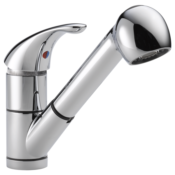 Peerless Kitchen Faucet, One Handle,Pull Out, Chrome,