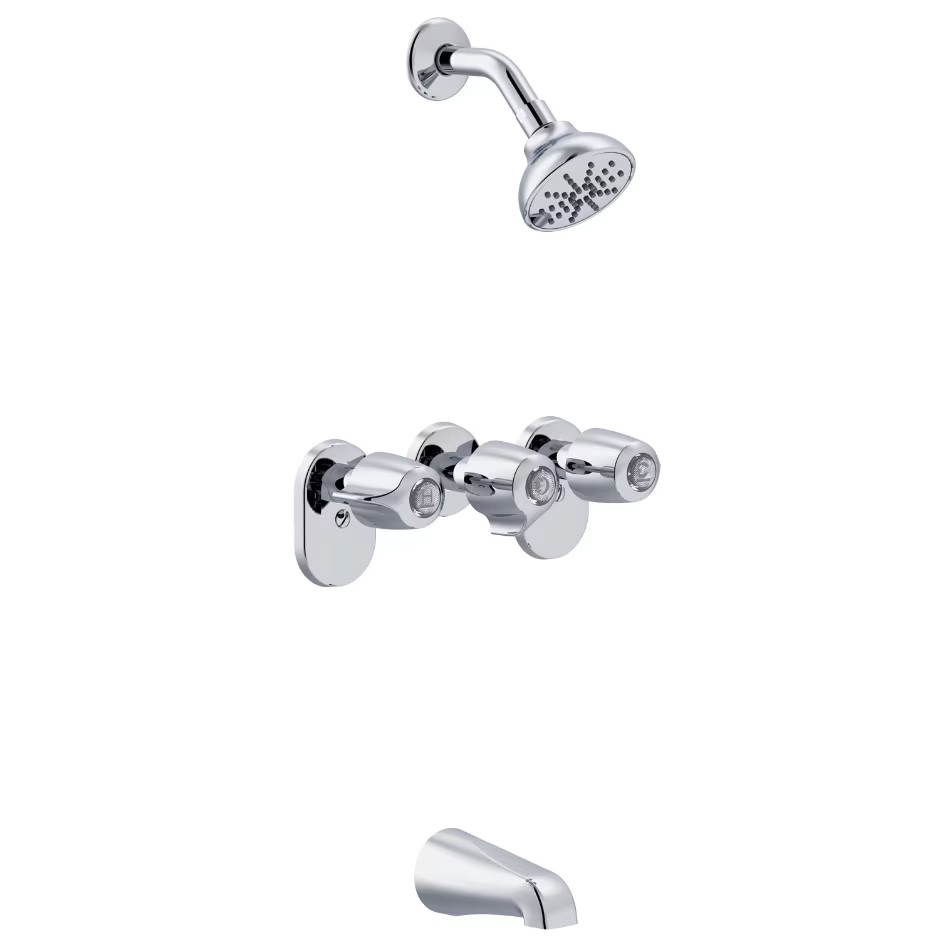 88002 Gerber 3 Valve Shower Body w/Stops 48-034-83 8" Center