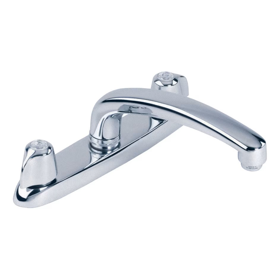 88013 Gerber Classics 42-116, Two Handle Kitchen Faucet, Cast Brass Spout
