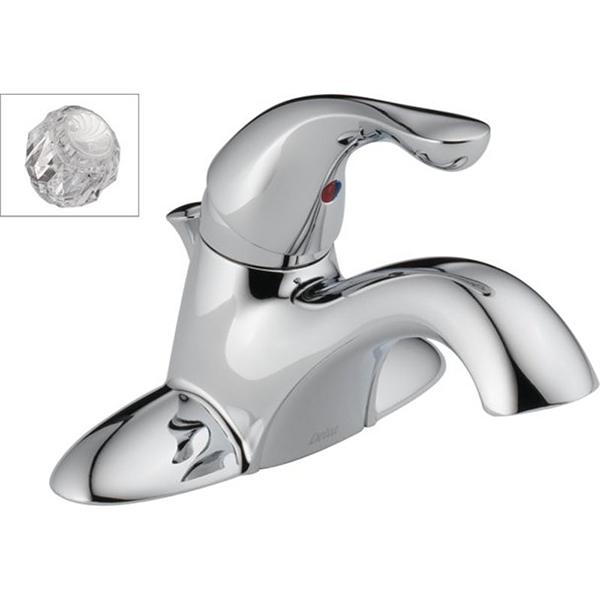 Delta 521 Classic Bathroom Faucet 4 in. Center Single Handle