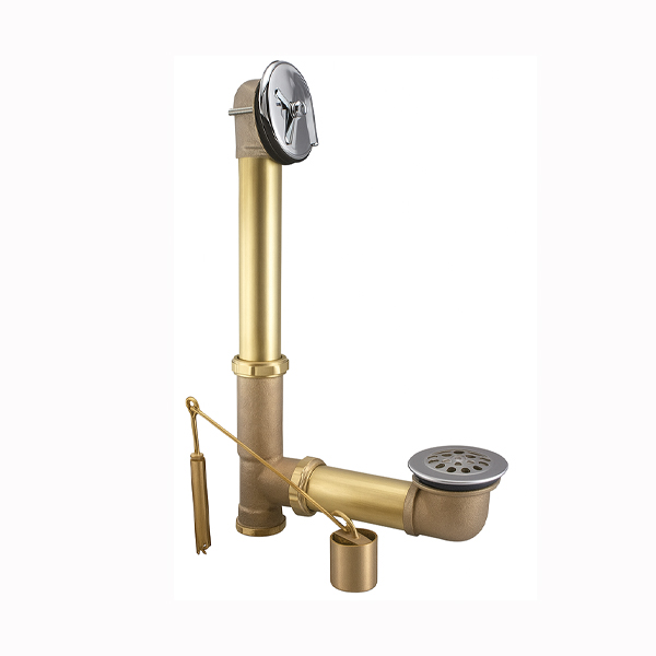 Trip Lever Waste Brass, Standard, 20 Guage,
