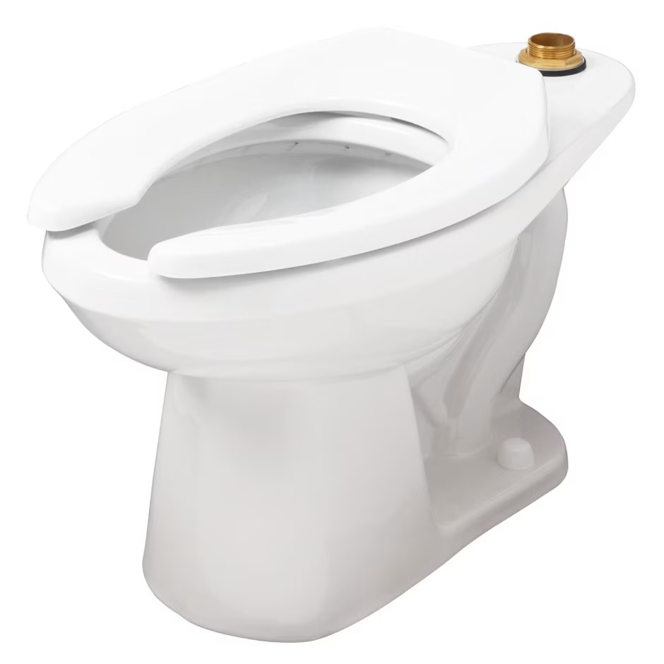 Gerber Toilet 10&quot; Rough, Round, Back Spud, Bowl Only.