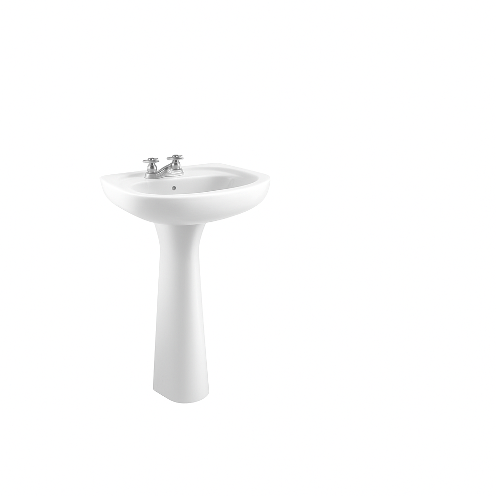 Pedestal Sink 20&quot; X 17&quot; White