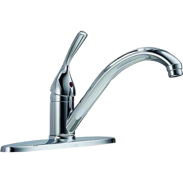 Delta 100-DST Kitchen Faucet Single Lever, Chrome