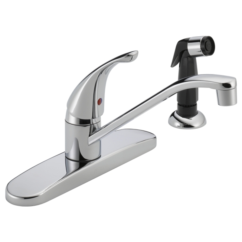 Delta Style Kitchen Faucet Single Lever 8&quot; With Spray,