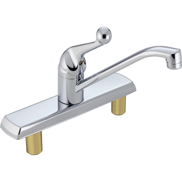 Kitchen Faucet High Spout, Chrome Plated Finish 2 Handle