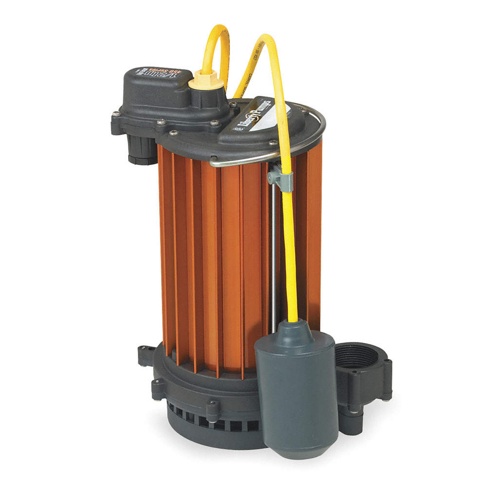 Submersible Sump Pump 1/2 HP Cast Iron with Float Switch