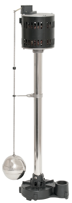 Pedestal Sump Pump 1/3 HP Cast Iron with Float Switch