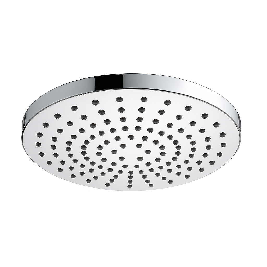 Shower Head 7&quot; Round Flat, 3 Settings, 1.8 GPM