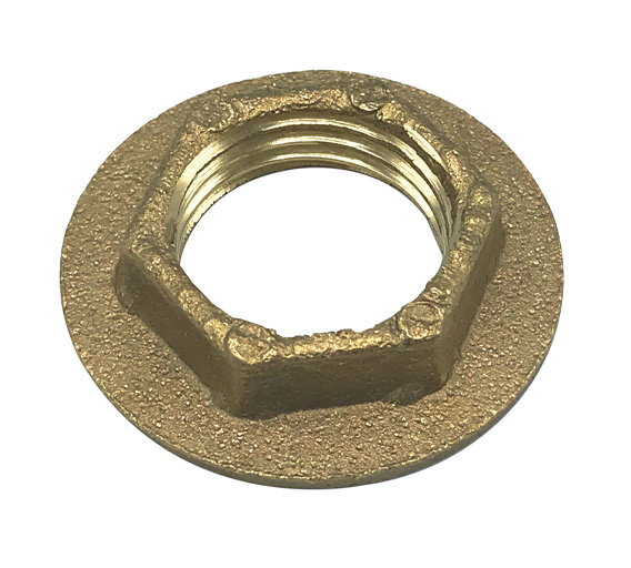 Basin Cock Locknut Brass