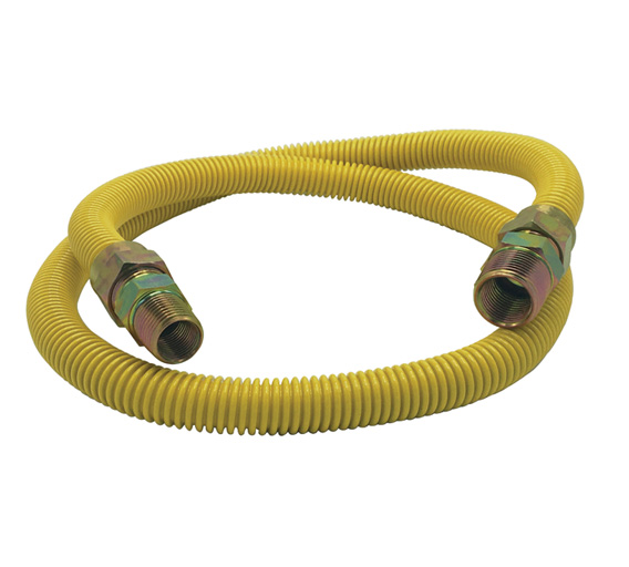 Yellow Gas Connector 1/2&quot; x 48&quot;