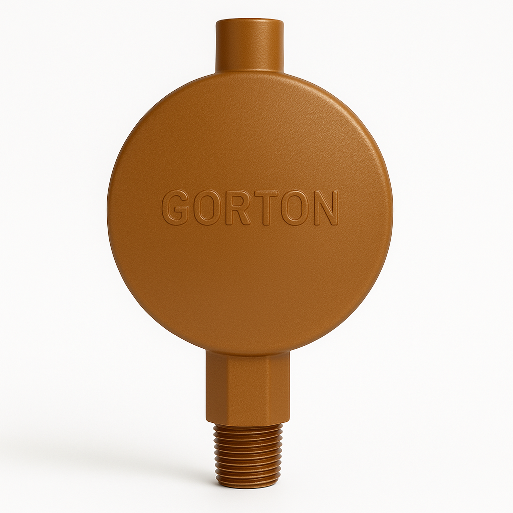 89307 Gorton # D, 1/4" Straight Steam Convector Air Valve, Vapor Equalizing