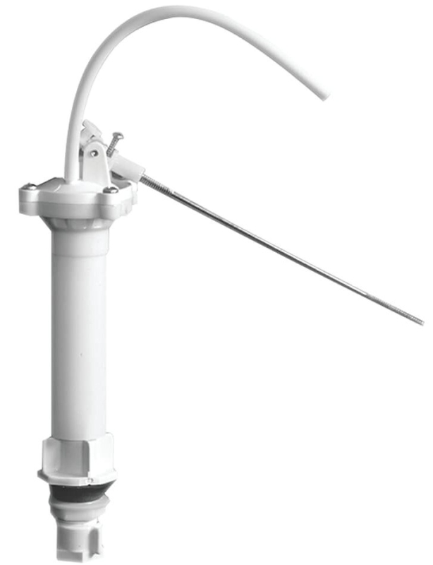 Ballcock, Plastic, Universal Fit, White